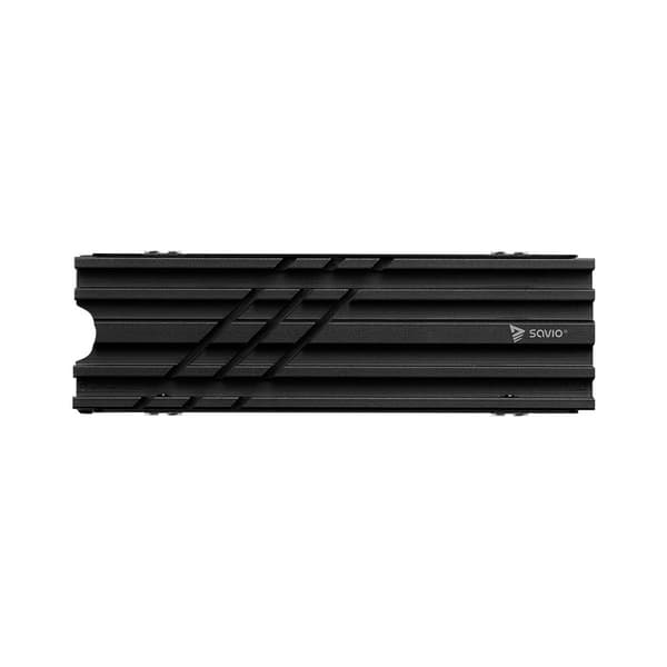 SAVIO Køling til M.2 NVME 2280 drev, AK-60, Sort