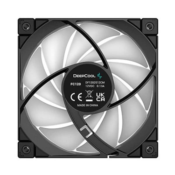 Deepcool Ventilator Fc120 Rgb 120 Mm 3 Enheder Sort