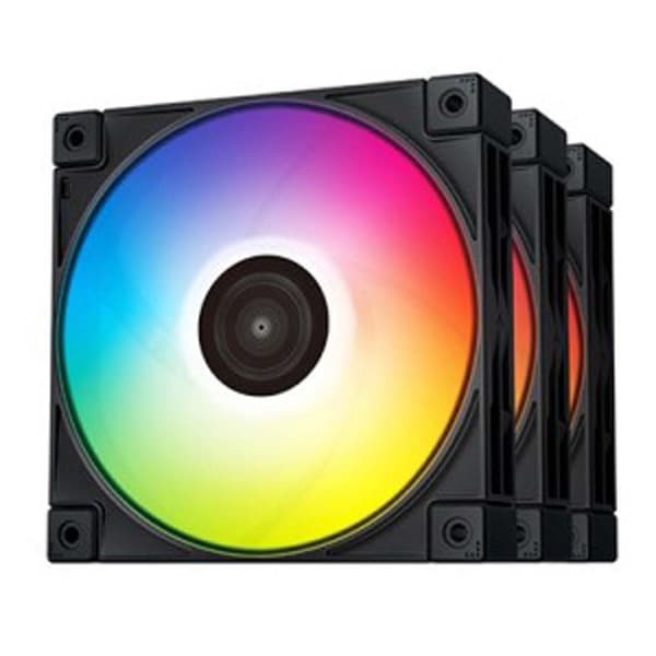 Deepcool Ventilator Fc120 Rgb 120 Mm 3 Enheder Sort