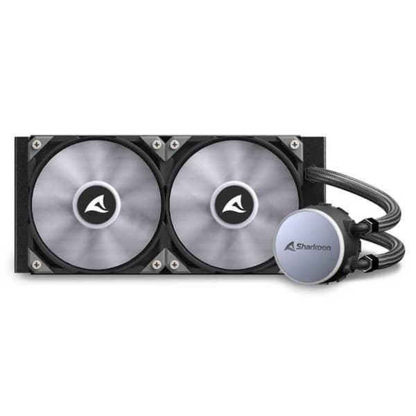 Sharkoon Flydende Køle Køleplade S70 Rgb 240 Mm Transparent