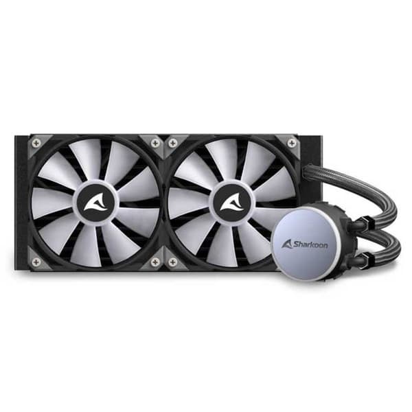 Sharkoon Flydende Køle Køleplade S70 Rgb 240 Mm Transparent