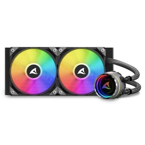 Sharkoon Flydende Køle Køleplade S80 Rgb 240 Mm Transparent