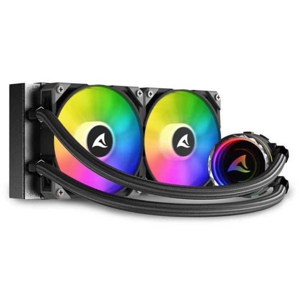 Sharkoon Flydende Køle Køleplade S80 Rgb 240 Mm Transparent