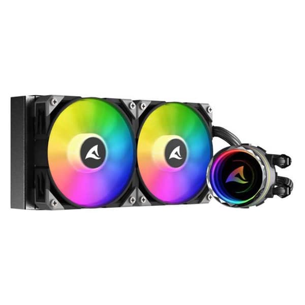 Sharkoon Flydende Køle Køleplade S80 Rgb 240 Mm Transparent