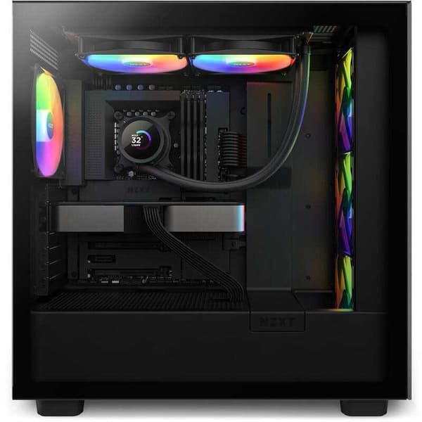 Nzxt Væskekøling Kraken 280 Rgb Vent Rgb Display Lcd Transparent