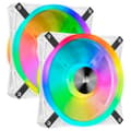 Pikkukuva 1 / 10: Corsair Tuuletin Ql140 Rgb 14x14 Mm 2 Yksiköitä Valkoinen