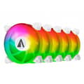 Miniatyrbillede 1 af 5: Abysm Gaming Ventilator 12 Mm Arclight Argb Control Ab831106 5 Enheder Transparent