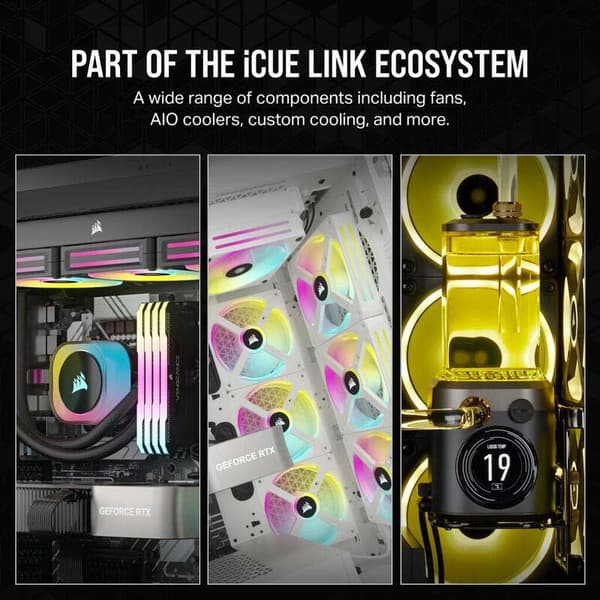 Corsair Nestejäähdytys H100i Icue Link Rgb Aio 240 Mm Cw-9061001-ww Kultainen