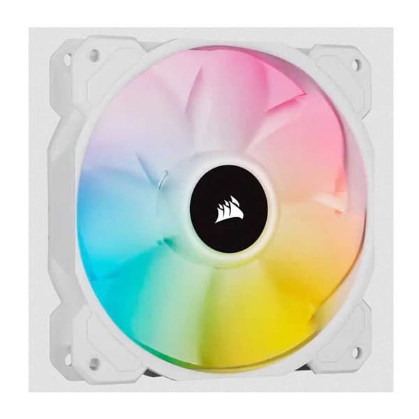 Corsair Fläkt Sp120 Rgb Elite 12x12 Mm 3 Enheter Vit