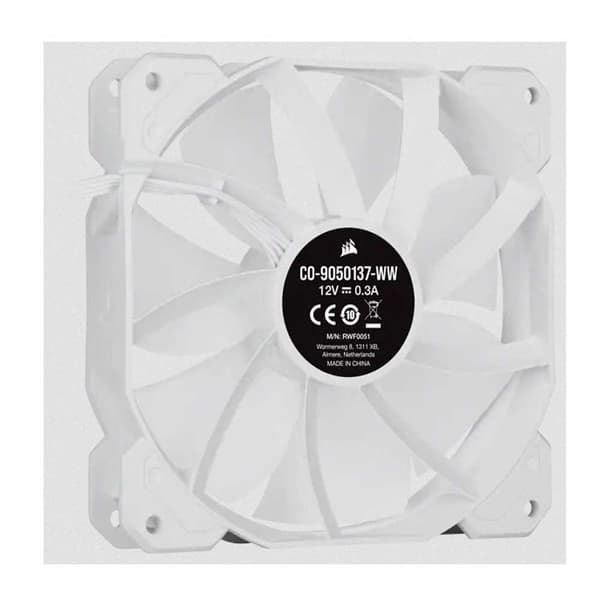 Corsair Fläkt Sp120 Rgb Elite 12x12 Mm 3 Enheter Vit