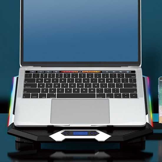 Conceptronic Fans Laptop Gaming Køling Base Thyia01b 17´´ Rgb 6 Flerfarvet