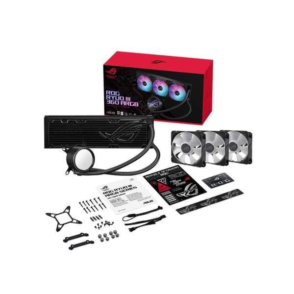 Asus Vätskekylning Med Lcd-skärm Rog Ryuo Iii 360 Argb 360 Mm Durchsichtig
