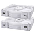 Miniatyrbillede 3 af 6: Thermaltake Premium Udgave Swafan Ex14 Argb Tt 140 Mm Ventilator 3 Enheder Transparent