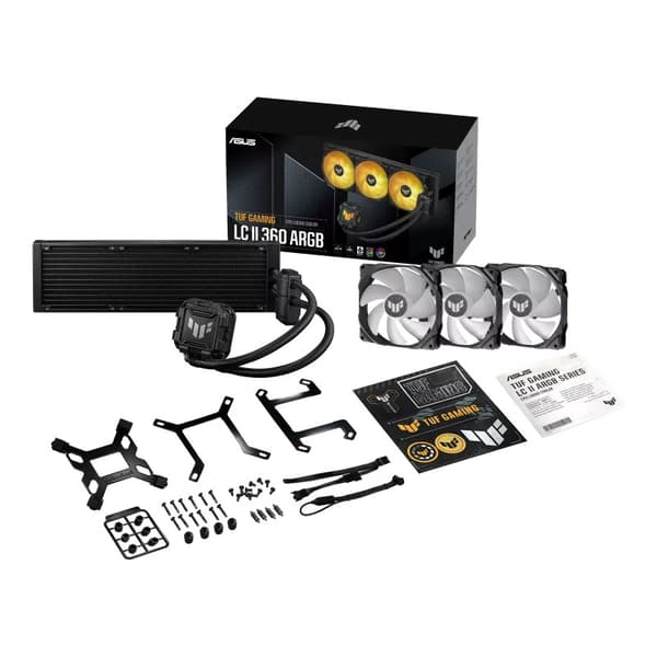 ASUS TUF GAMING LC II 360 ARGB Prosessori Nestejäähdytyssarja 12 cm Musta