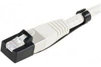 Støvbeskyttelse til RJ45-stik, sort, pakke med 10 stk (253182)