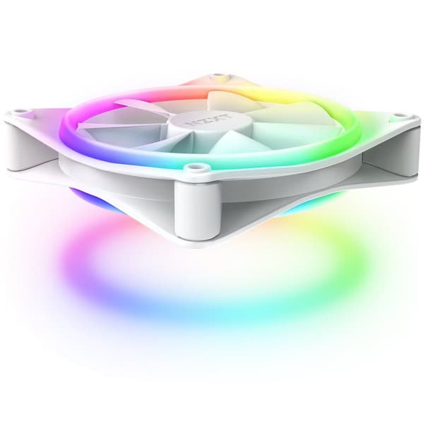 Triple Fan Pack NZXT F120 RGB Duo White + RGB Controller