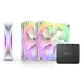 Miniatyrbillede 2 af 4: Triple Fan Pack NZXT F120 RGB Duo White + RGB Controller