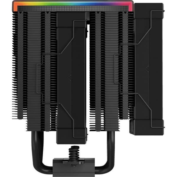 DeepCool AK620 DIGITAL Black - CPU-fläkt för Intel och AMD-sockel med digital display och ARGB LED-remsor