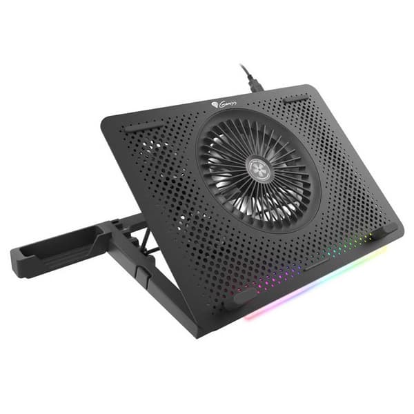 Genesis Bærbar Kølebase Oxid 450 Rgb 15.6´´ Sort Sort