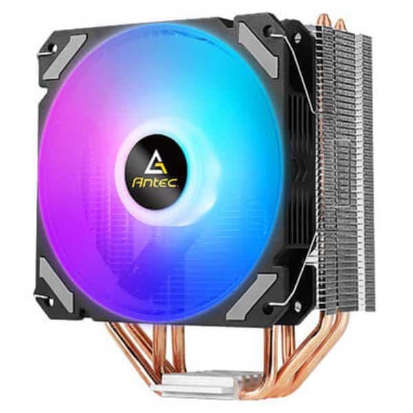 Antec Kylflänsprocessor A400i Rgb Silver Svart, Koppar, Silver