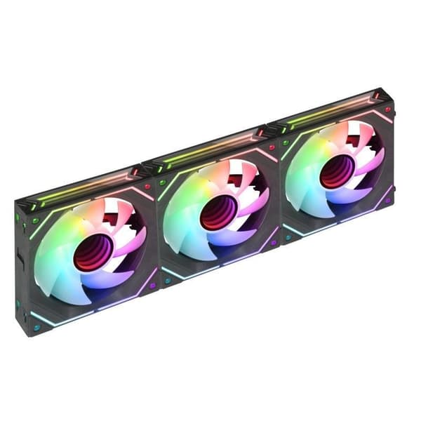 Mars Gaming Fläkt Mf-linkfinity 12 Cm 3 Enheter Guld Svart