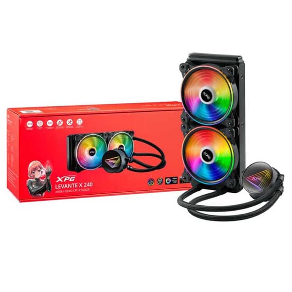 Adata Væskekøling Xpg Levantex240-bkcww Gylden