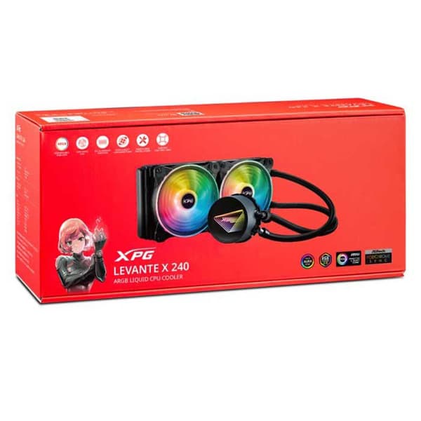 Adata Væskekøling Xpg Levantex240-bkcww Gylden