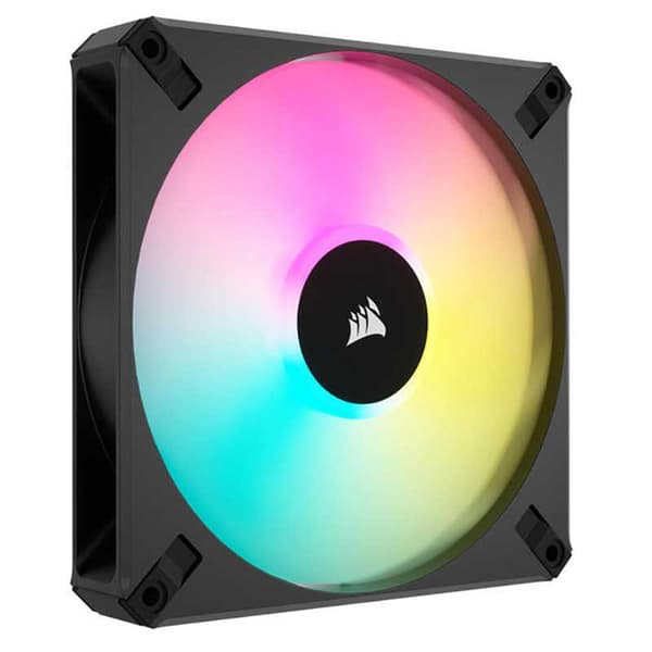 Corsair Fläkt Elite Series Af140 Rgb Elite 140 Mm Durchsichtig Svart