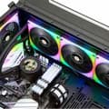Miniatyrbillede 4 af 7: Thermaltake Væskekøling Kit Toughliquid Ultra 420 Rgb Cpu Liquid Aio Flerfarvet