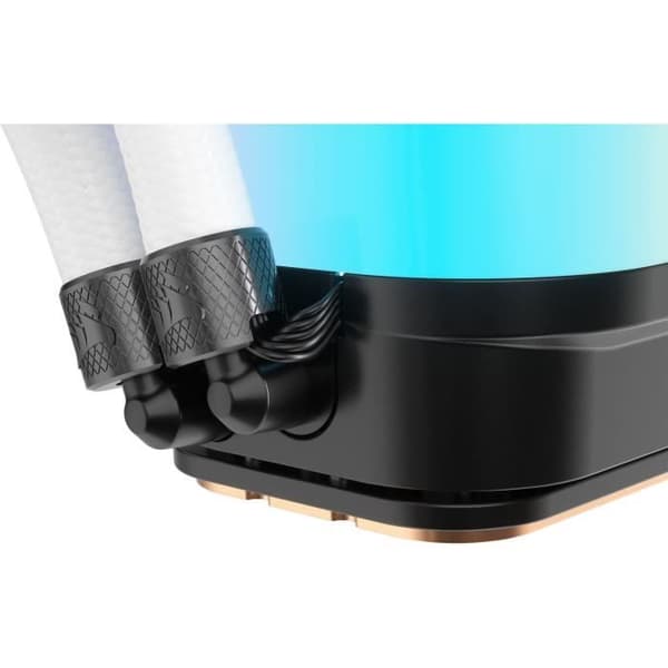 Komplett vattenkylning - CORSAIR - iCUE LINK H100i RGB White AIO - CPU-kylning - 240 mm