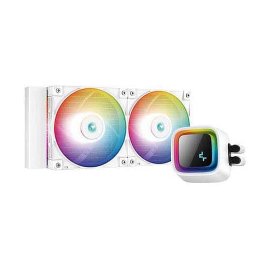Deepcool Flydende Køle Køleplade Ls520 Transparent Hvid