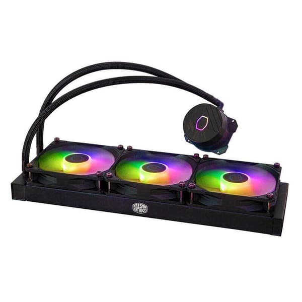 Cooler Master Flydende Køle Køleplade Masterliquid 360l Core Argb Gylden