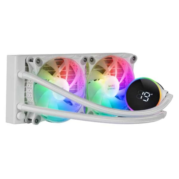 Mars Gaming Vätskekylning Ml-lcd240 Vit