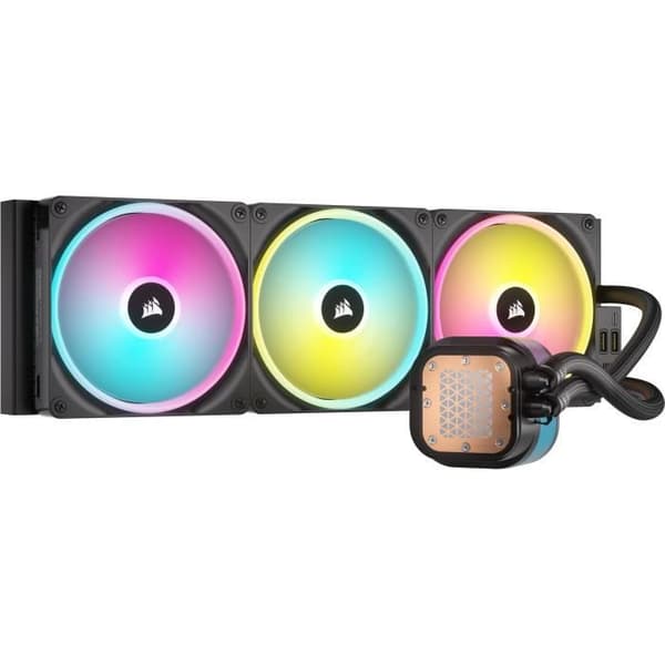 Vattenkylning - CORSAIR - iCUE LINK H170i LCD AIO - 420 mm Kylare - Vätskekylning för CPU