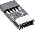 Miniatyrbild 1 av 3: InLine® USB 2.0 till USB 3.2 Type-E Key-A-adapter intern (33446Q)