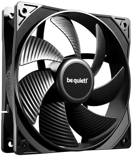 Vær stille! Pure Wings 3 120 mm PWM højhastighedsblæser, høj maksimumhastighed, lav minimumshastighed, optimeret ventilatorramme, usædvanligt højt luf
