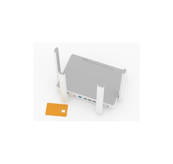 Trådløs ruter KEENETIC Trådløs ruter (1200 Mbps, mesh, Wi-Fi 5, USB 2.0, 4x10/100/1000M, antall antenner 4, 4G)