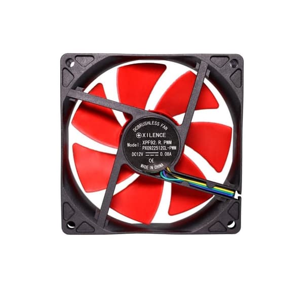 Case fläkt 92mm redwing pwm 4pin/12v xf04, Xilence