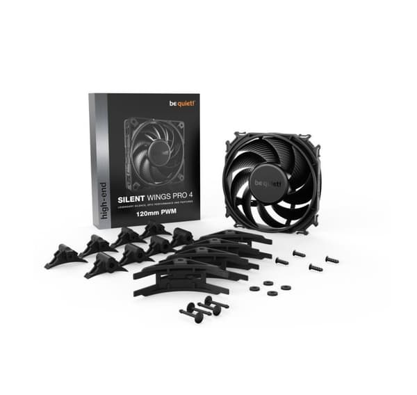 Kasseventilator SILENT WINGS PRO 4/120MM, VÆR STILLE