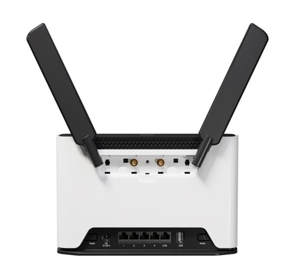 Trådløs router MIKROTIK Wi-Fi 6 (IEEE 802.11a/b/g, IEEE 802.11n, IEEE 802.11ac, IEEE 802.11ax, USB 2.0, 4x10/100/1000M)