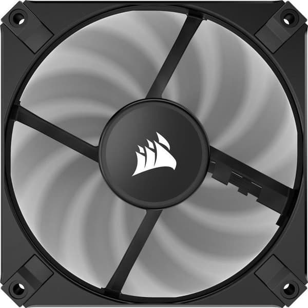 CORSAIR AF SLIM Series AF120 SLIM PWM fläkt - 120 mm - Hydrodynamiskt lager - Svart