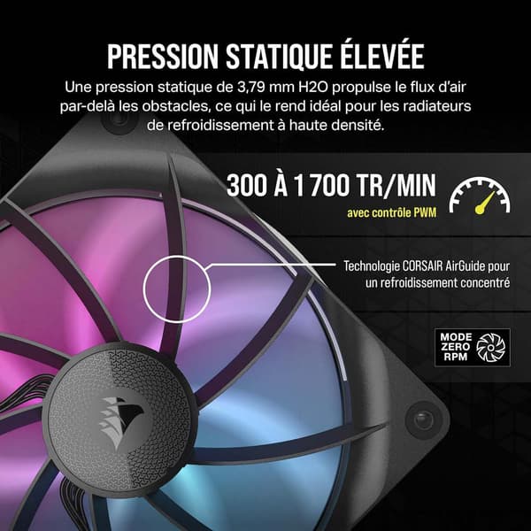 Corsair Fläkt Rx Rgb Series Icue Link Rx140 Co-9051019-ww