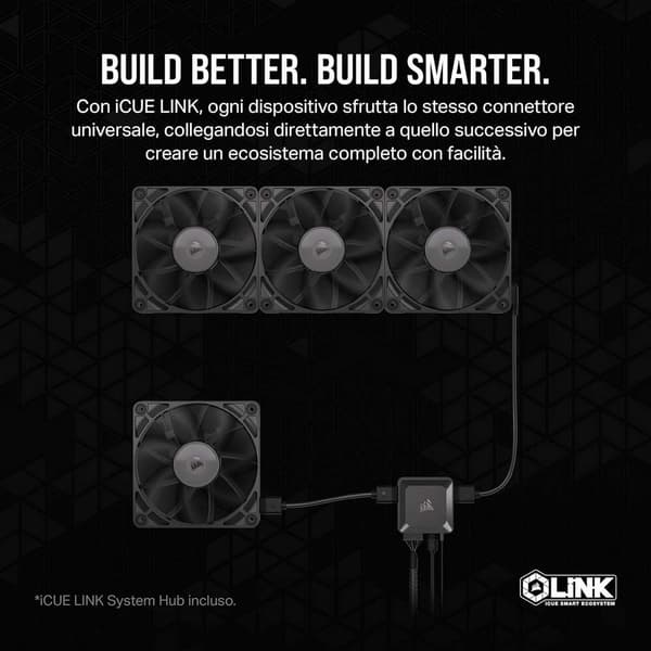 Corsair Fläkt Rx Series Icue Link Rx120 Co-9051010-ww 3 Enheter