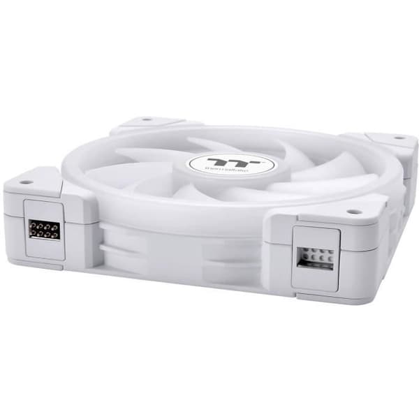 Fläkt för PC-fodral - THERMALTAKE - SWAFAN EX12 ARGB Sync - Vit - 3x120mm A-RGB - 56.26-57.11CFM