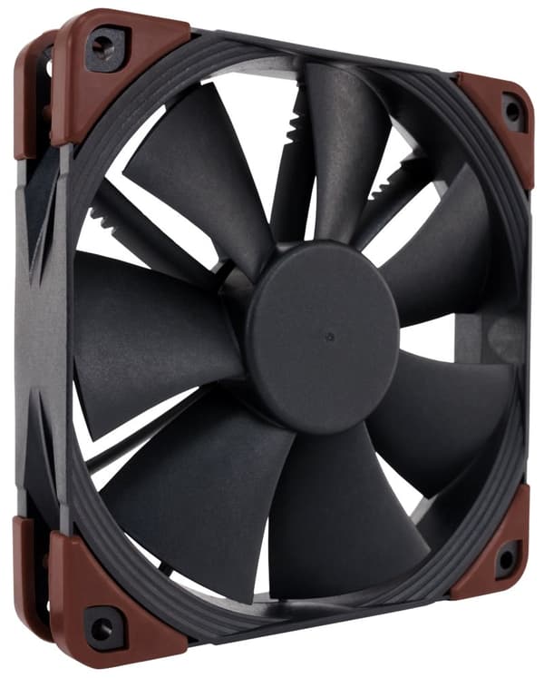 Noctua NF-F12 IndustrialIPPC-2000 Computer case Fan 12 cm Black, Brown Sort, Brun