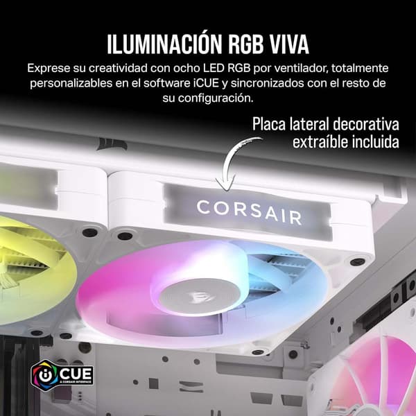 Corsair Ventilator Rx Rgb Series Icue Link Rx120 Co-9051022-ww 3 Enheder