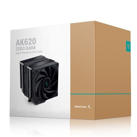 Deepcool | AK620 | Zero Dark | Intel, AMD | CPU luftkylare