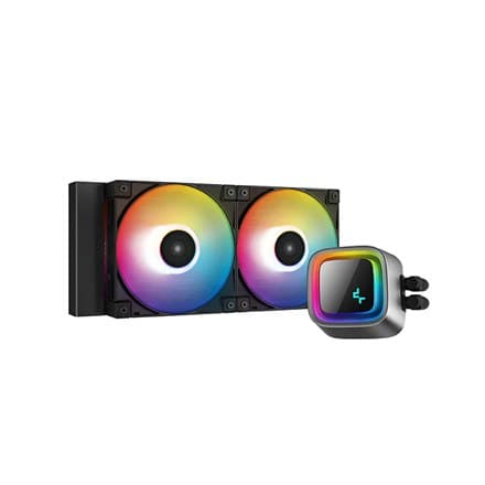 Deepcool | LS520 A-RGB | CPU flydende køler | Sort | Intel, AMD Sort