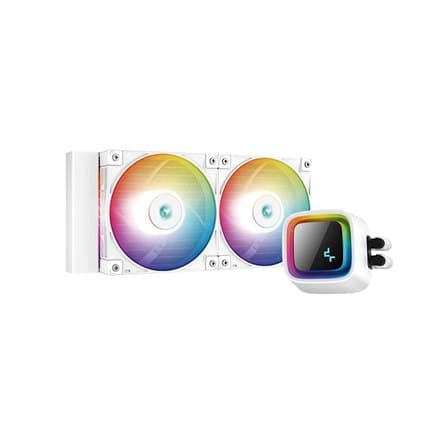 Deepcool | LS520 A-RGB | CPU flydende køler | Hvid | Intel, AMD Hvid