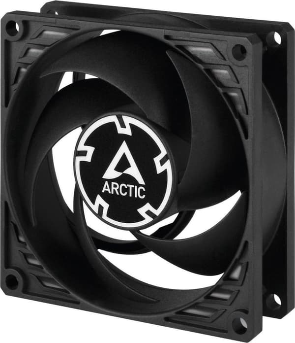 ARCTIC P8 PWM PST CO Datorhus Fläkt 8 cm Svart Svart